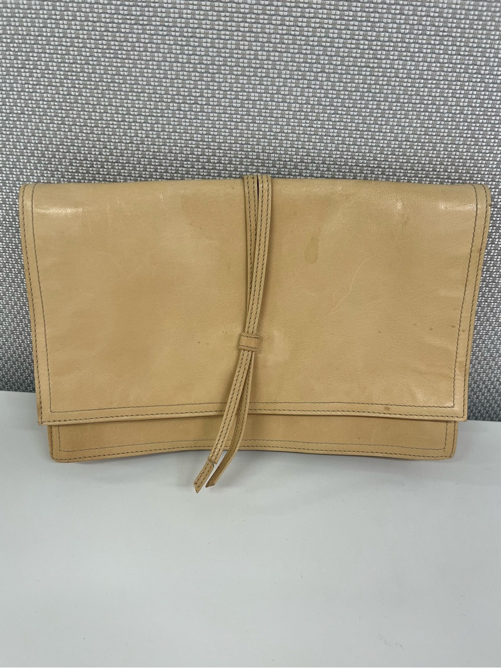 Vintage Bergdorf Goodman Leather Clutch Bag